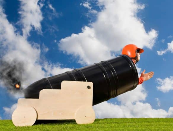 Go Ballistic workshop for schools at Cambridge Science Centre