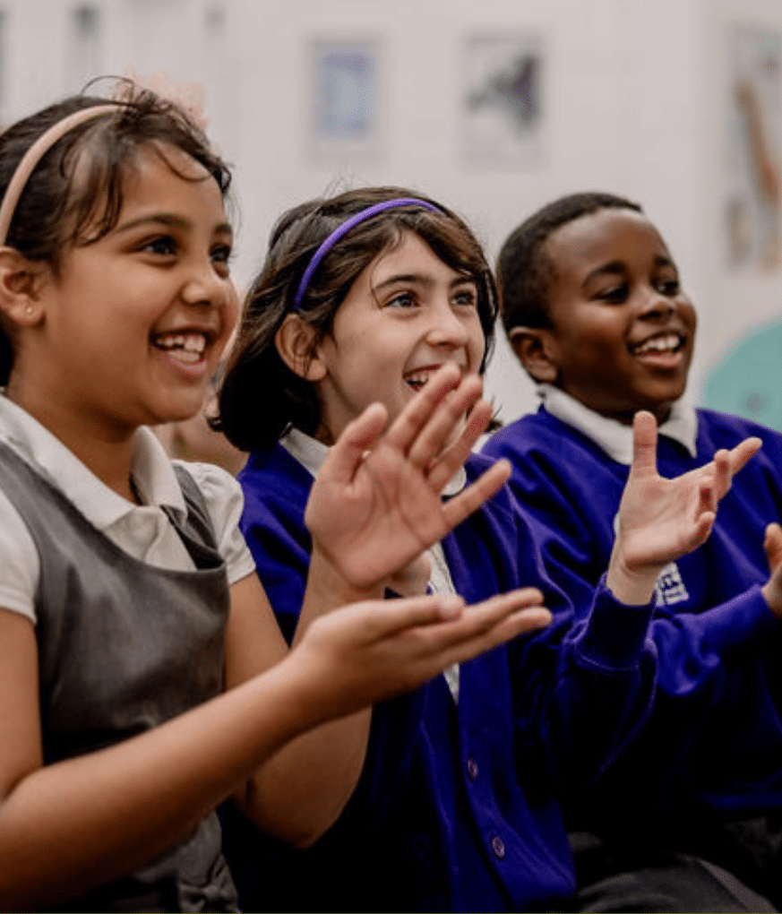 Children enjoying a show at Cambridge Science Centre