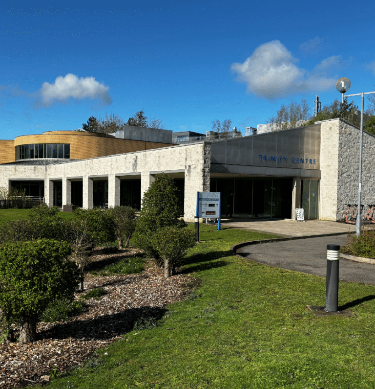 Exterior of the Trinity Centre and Cambridge Science Centre