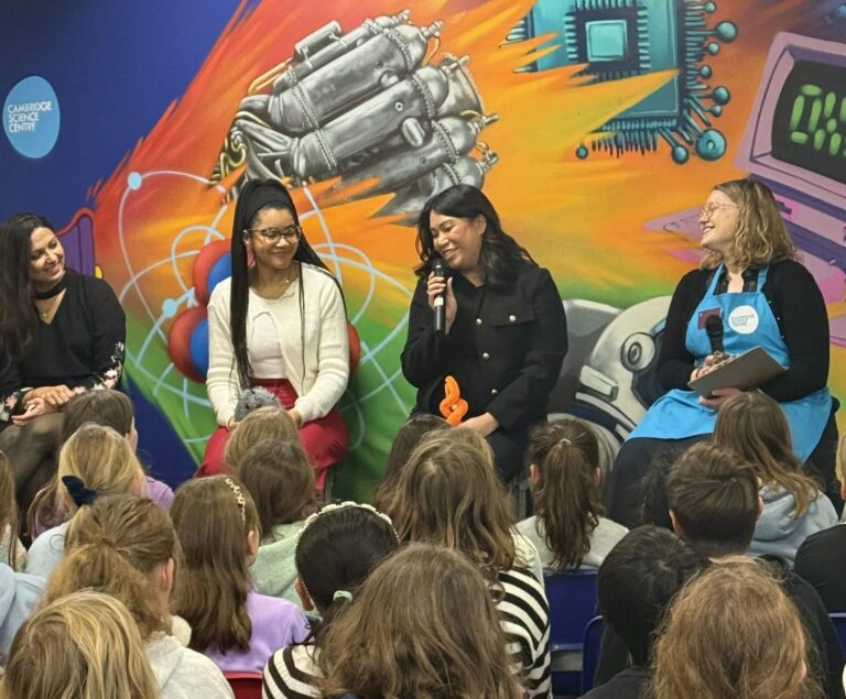 local scientists at event at Cambridge Science Centre