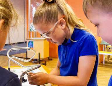 Local school children discover the science, engineering and technology that keeps the region moving